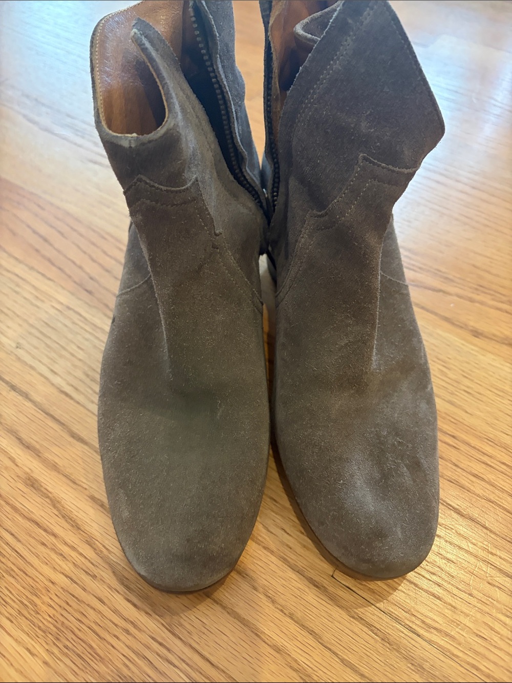 Isabel Marant Brown Suede Ankle Booties